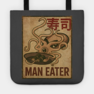 Man Eater Squid Tote