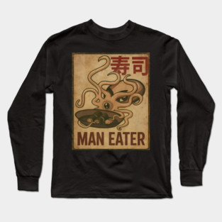 Man Eater Squid Long Sleeve T-Shirt