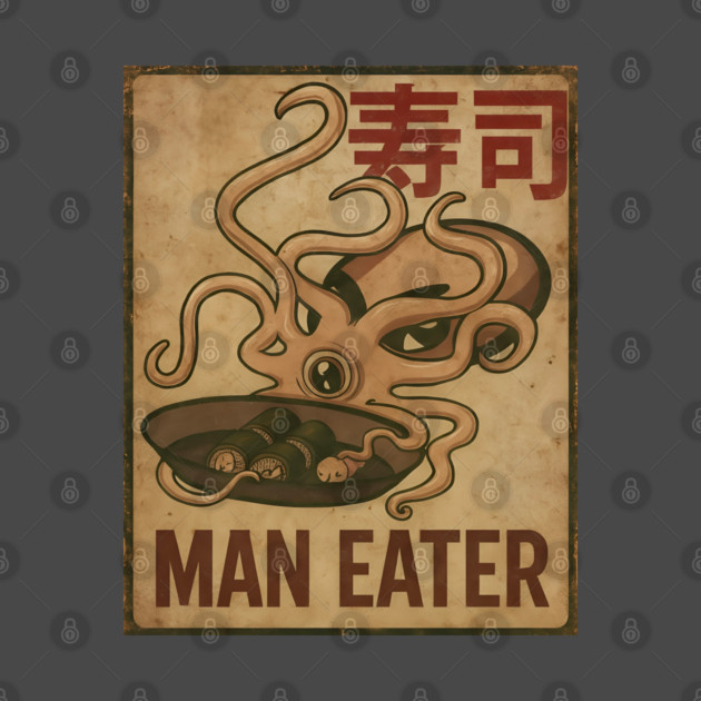 Man Eater Squid by Demian Stipatio