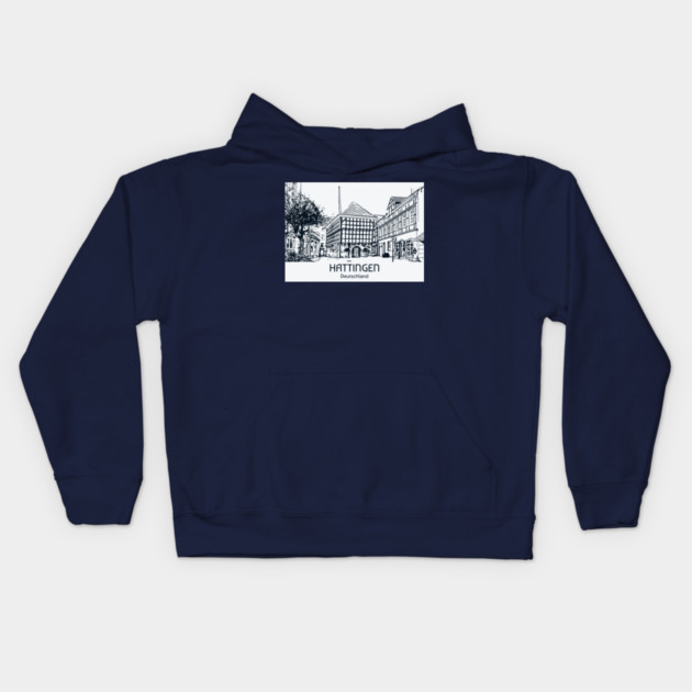 Hattingen - Deutschland Kids Hoodie by Lakeric