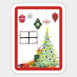 Holiday Tree Gifts Magnet