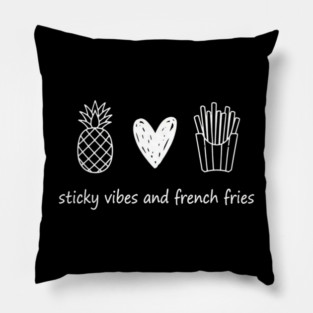 Transfer Day Sticky Vibes & French Fries – IVF Support Pillow