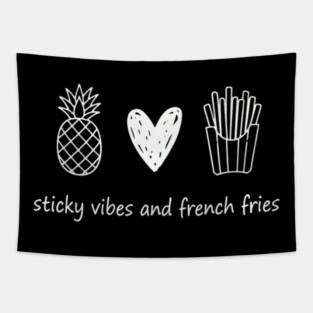 Transfer Day Sticky Vibes & French Fries – IVF Support Tapestry