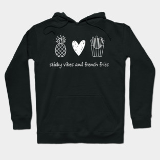 Transfer Day Sticky Vibes & French Fries – IVF Support Hoodie