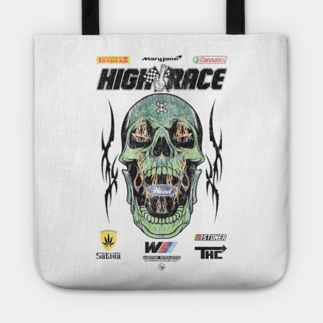 HIGH RACE Tote by Wrongteeshirt