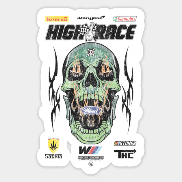 HIGH RACE Magnet by Wrong