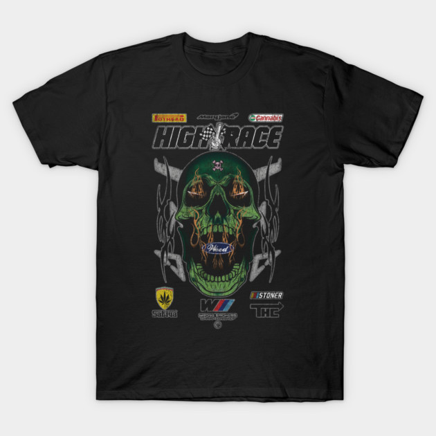 HIGH RACE SKULL T-Shirt by Wrongteeshirt