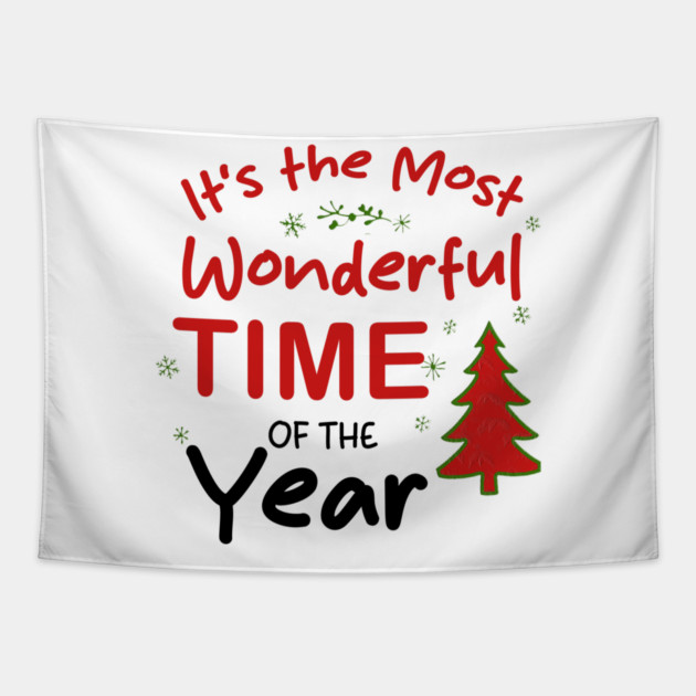 It’s the Most Wonderful Time of the Year Tapestry by Db Printed