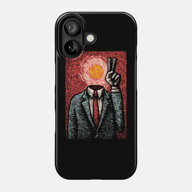 Surreal Art of Inner Peace and Ego Death Phone Case by TuncGK