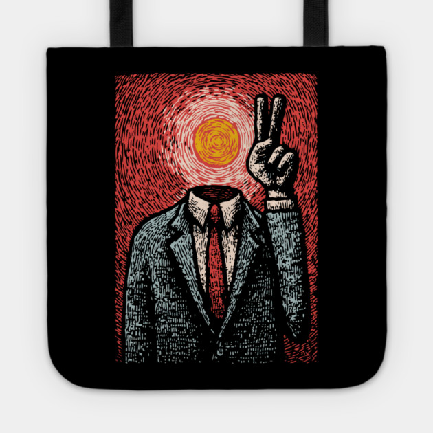Surreal Art of Inner Peace and Ego Death Tote by TuncGK
