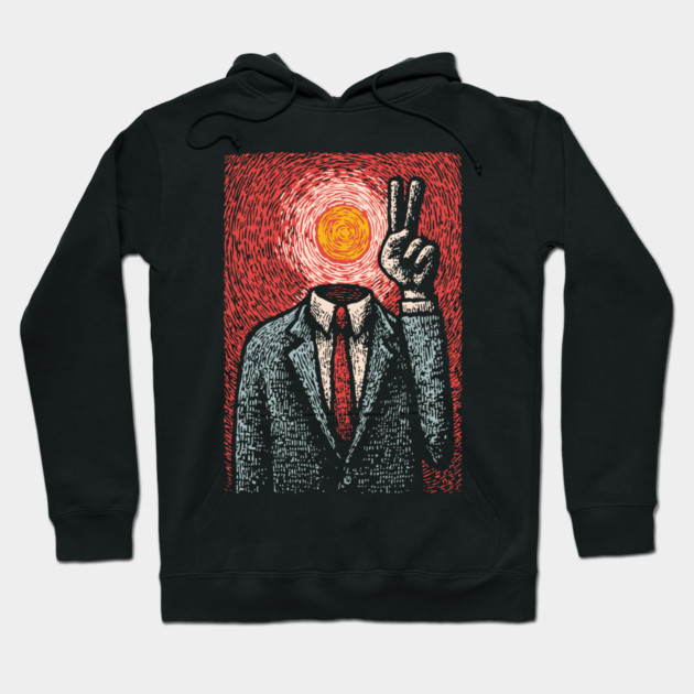 Surreal Art of Inner Peace and Ego Death Hoodie by TuncGK