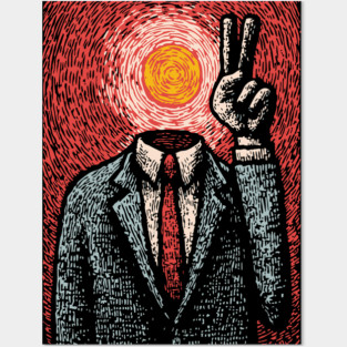 Surreal Art of Inner Peace and Ego Death Posters and Art