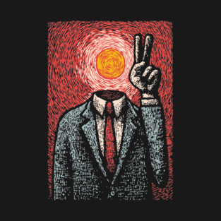 Surreal Art of Inner Peace and Ego Death T-Shirt