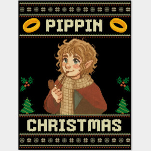 Halfling Christmas Ugly Sweater Posters and Art
