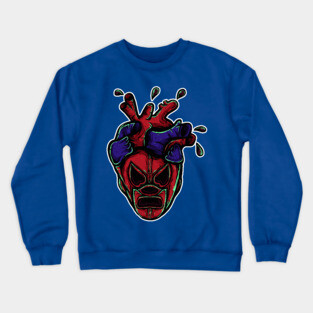 LUCHA HEART Crewneck Sweatshirt