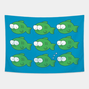 Fish Fart Tapestry