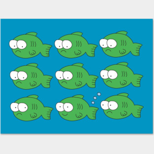 Fish Fart Posters and Art