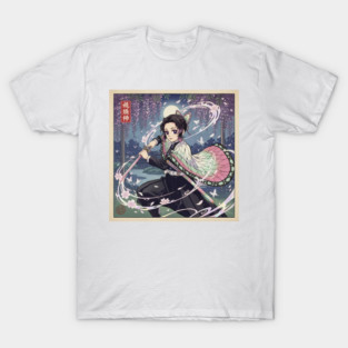 Shinobu Kocho Butterfly Art T-Shirt