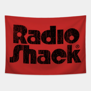 Vintage Radio Shack Black Tapestry