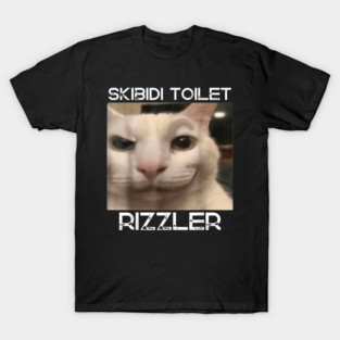 Skibidi Toilet Rizzler Meme Funny Memes Internet Memes Genz T-Shirt