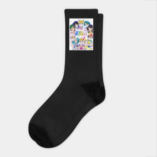 Sailor Moon Poster Socks