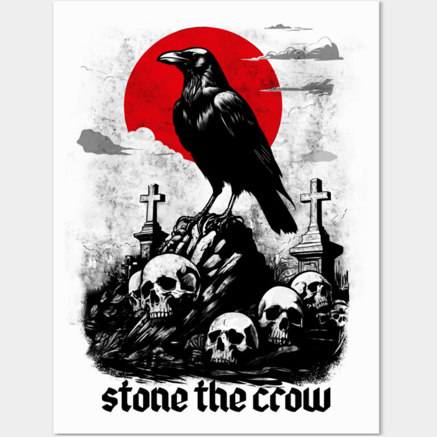 STONE THE CROW Wall Art by artslaves