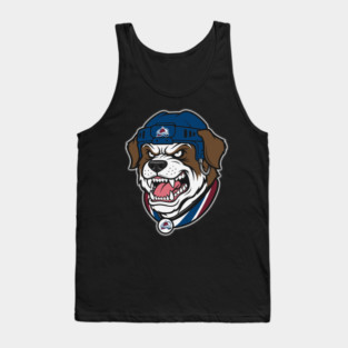 Retro Neon Colorado Avalanche Tank Top