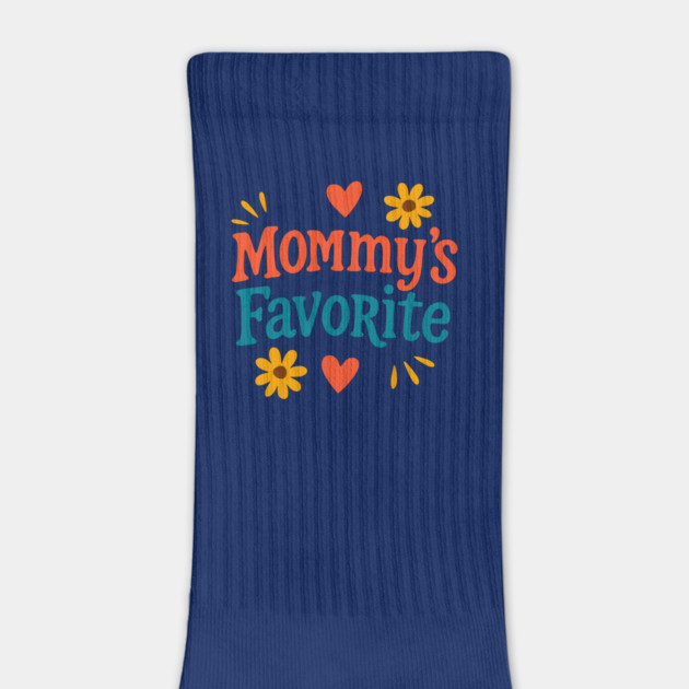 Mommy’s Favorite Retro Text Design – Cute Mother’s Day Gift Art by DonWillisJrArt