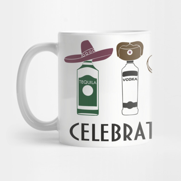 Celebrate Diversity Boozy Edition Alcohol Lover by Anticorporati