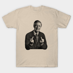 Mr. Rogers MIddle Finger Vintage 90s T-Shirt