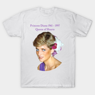 Princess Diana Queen of Hearts Streetwear Image T-Shirt