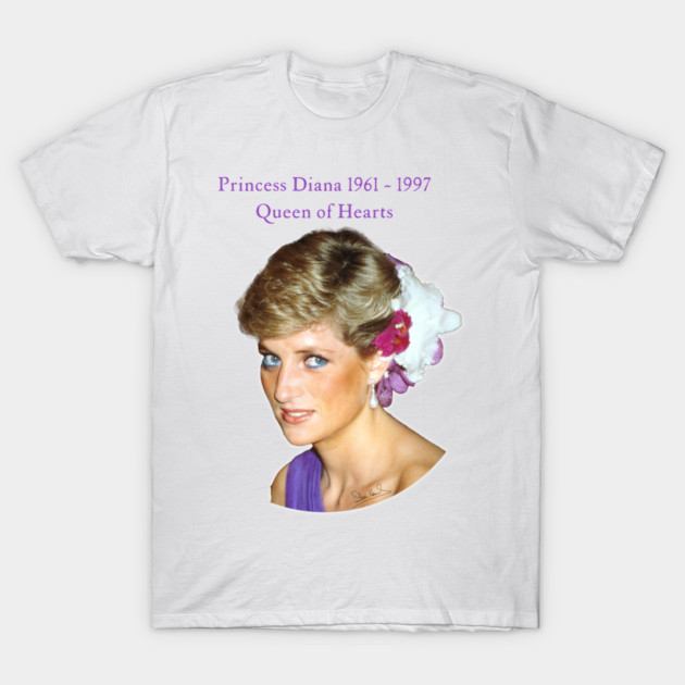 Princess Diana Queen of Hearts Streetwear Image T-Shirt by Art2Wear