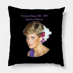 Princess Diana Queen of Hearts Streetwear Image Pillow
