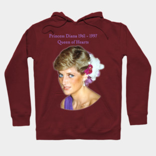 Princess Diana Queen of Hearts Streetwear Image Hoodie
