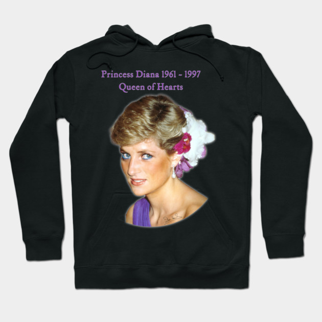 Princess Diana Queen of Hearts Streetwear Image Hoodie by Art2Wear