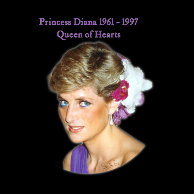 Princess Diana Queen of Hearts Streetwear Image by Art2Wear