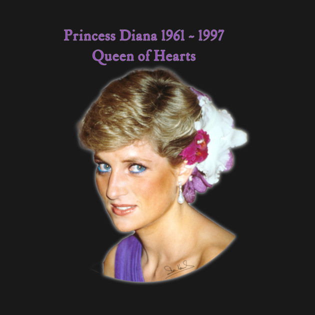 Princess Diana Queen of Hearts Streetwear Image by Art2Wear