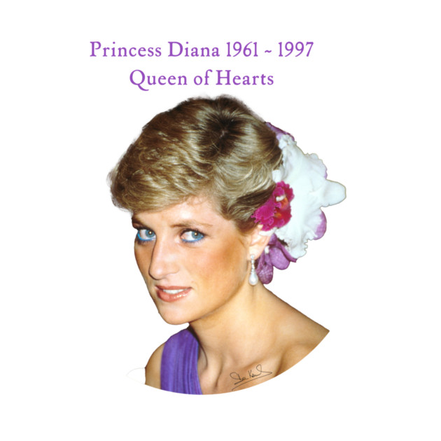 Princess Diana Queen of Hearts Streetwear Image by Art2Wear