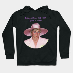 Princess Diana Portrait British Royal Fashion Hoodie
