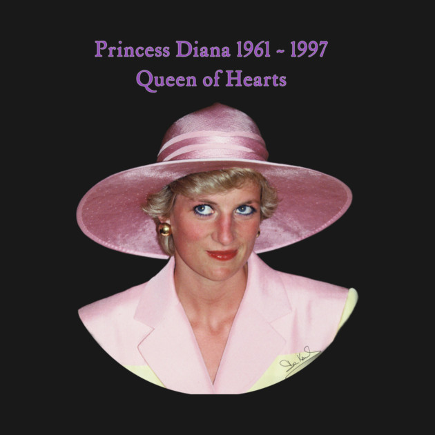 Princess Diana Portrait British Royal Fashion by Art2Wear