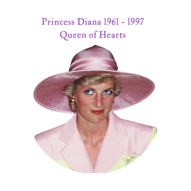Princess Diana Portrait British Royal Fashion by Art2Wear