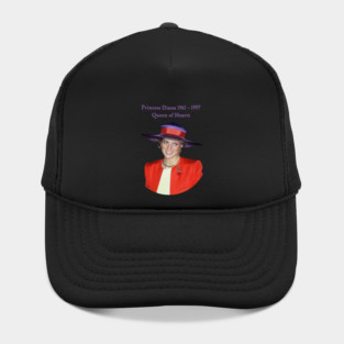 Princess Diana Queen of Hearts Portrait Hong Kong Hat