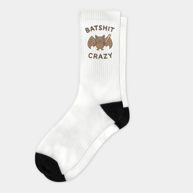 Batshit Crazy Mental Breakdown Socks by Anticorporati