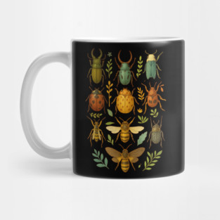 Vintage Insect Collection – Bug Lover Entomologist Nature Art Mug