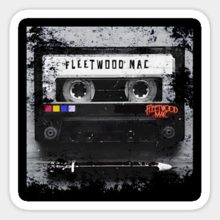classic cassette - fleetwood mac Sticker