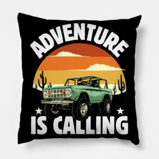 Adventure is Calling wanderlust Pillow