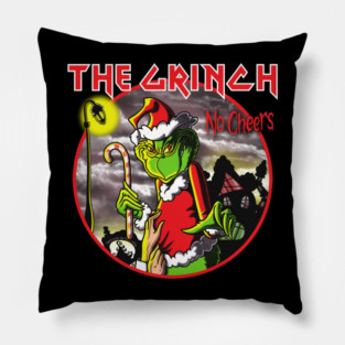 Iron Grinch Pillow