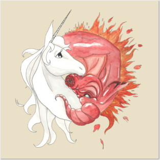 The last unicorn - Yin Yang Posters and Art