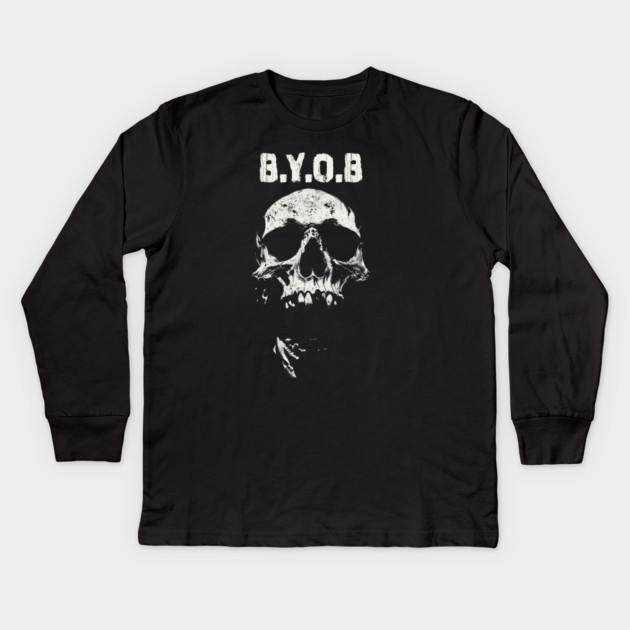 B.Y.O.B Kids Long Sleeve T-Shirt by artslaves