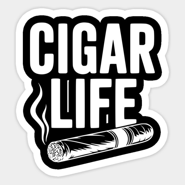 Cigar Life Sticker by Frank Ring